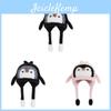 Cute Penguin Winter Knitted Hat With Warmth For Girls