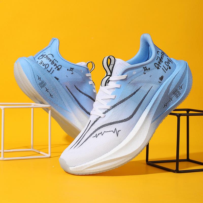 5E bėgimo bateliai sporto treniruotėms bėgimo bateliai vyriški amortizuojantys didelio atšokimo anglies plokštelės lenktyniniai bateliai