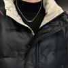 Men's Down Jacket New Winter Solid Color Stand-up Collar Thickened Warm White Duck Down Jacket Cold Jacket Men's Top