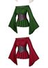 Medieval Women's Pirate Costume Shirt for Role-Playing Festivals