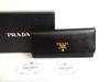 Authentic Black Saffiano Leather 6 Pics Key Chain #a796  Refurbished