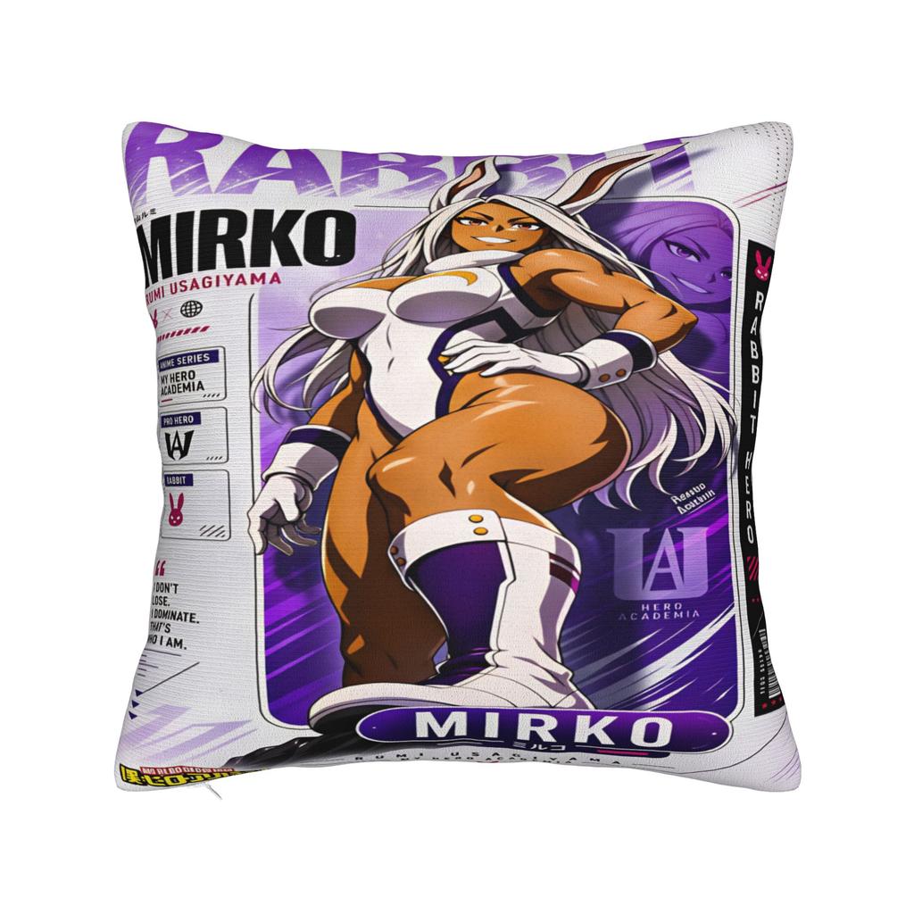 Pillow Cover Rabbit Hero Mirko Kawaii Pillow Case For Chair Sofa Home Decor Pillowcases