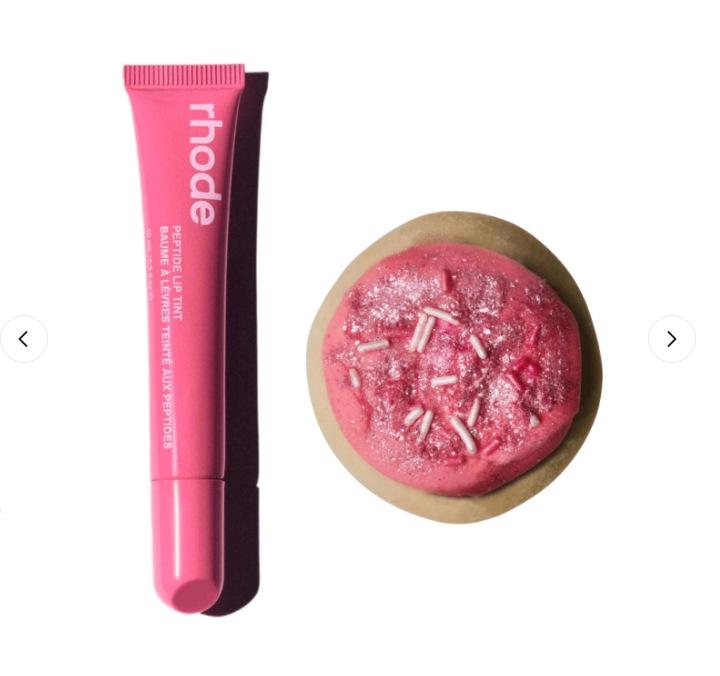 Hailey Tónovaný balzám na rty: Hydratační želé péče Rhode Skin v provedení Cross-Border v odstínu Ribbon/Toast