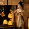 Vintage Lantern Material Kit Luminous Handheld Antique Lanterns  Hanfu Dress Cosplay