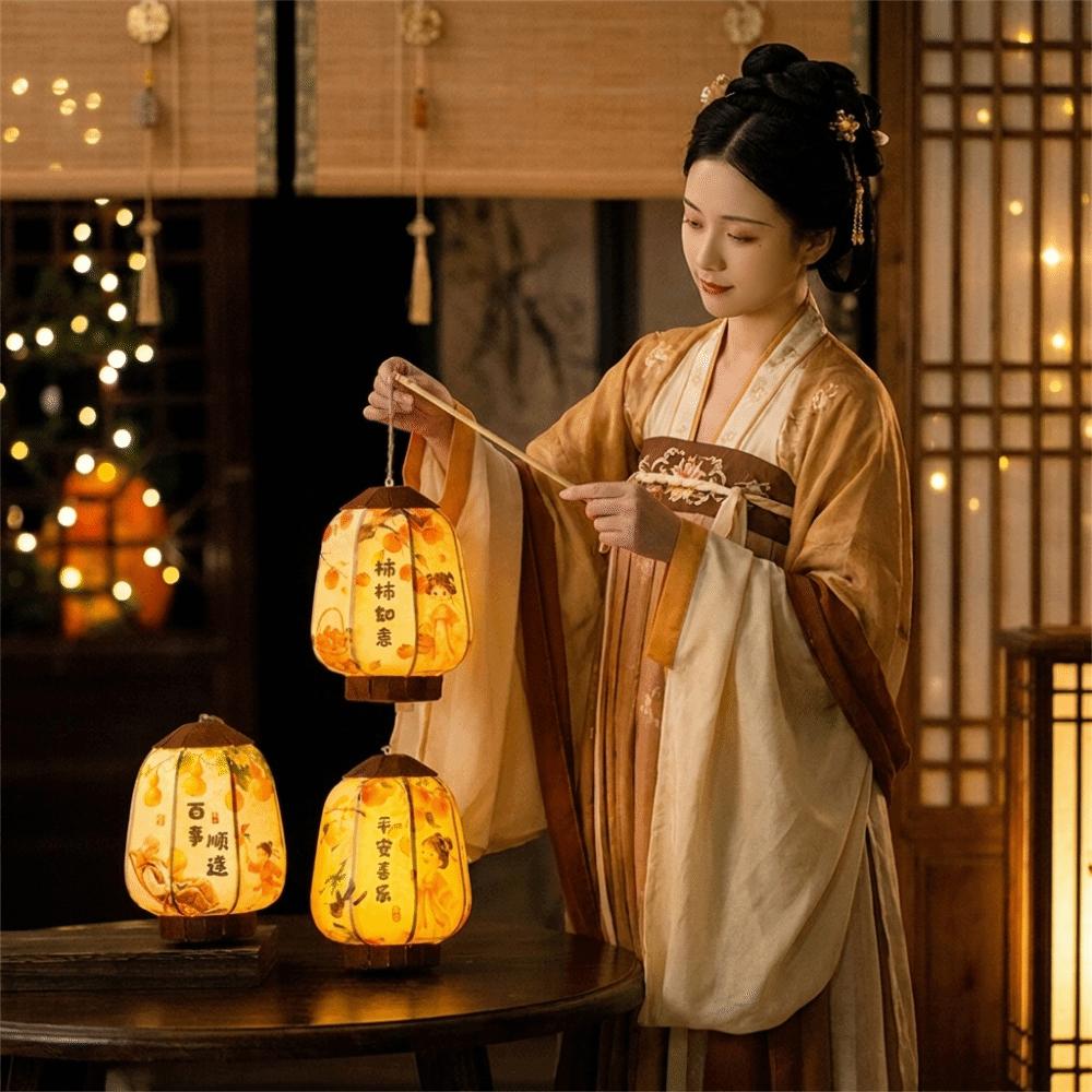Vintage Lantern Material Kit Luminous Handheld Antique Lanterns Hanfu Dress Cosplay
