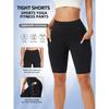 Spring and Summer Ladies, Two Side Pocket Waist Pants, Breathable, High Elasticity, Cropped Pants, Outdoor Sports Cycling Yoga Shorts
