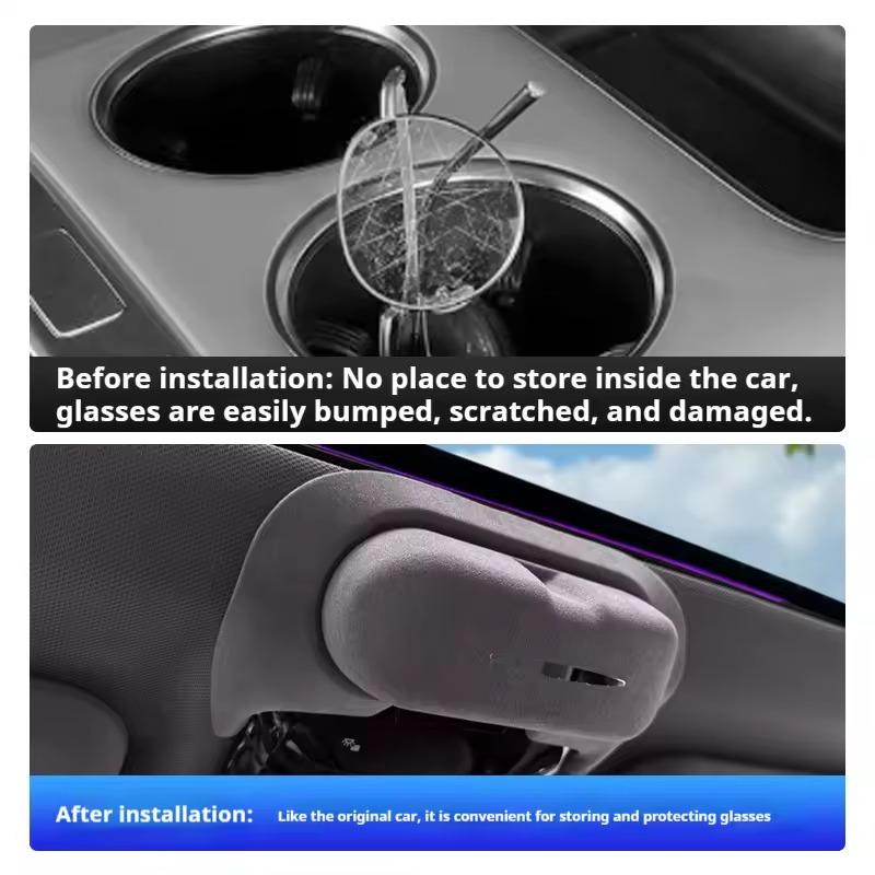 For BMW 5 Series I5 X3 X5 X6 X7 G60 G45 G05 G06 G07 2025-2025 Car Eyeglass Clip Storage Box Special Sunglasses Storage Clip