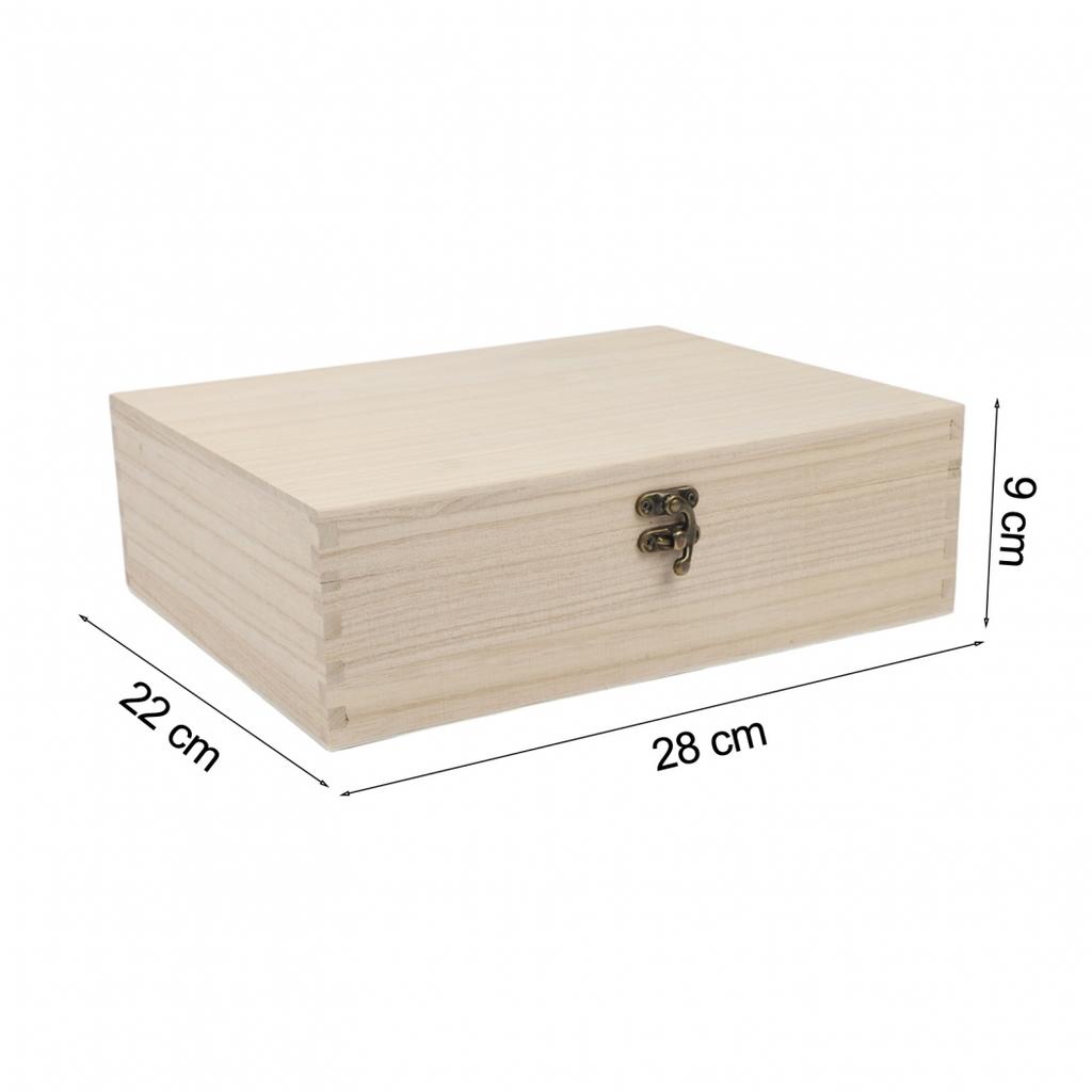 Classic Elegant Appearance Wood Jewelry Box Multiple Compartments