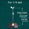 Adjustable Doll Display Stand Stainless Steel Figure Models Holder  Action Figures