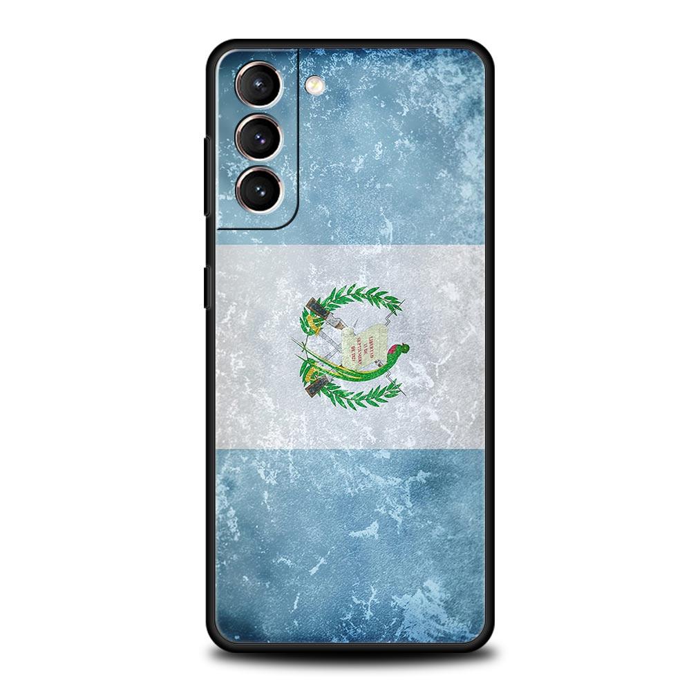 

Phone Case For Samsung Galaxy S25 Edge S24 S23 S22 S21 Ultra S20 FE 5G S10 S10E S9 Plus Soft TPU Cover Guatemala Flag Galaxy S22 5G