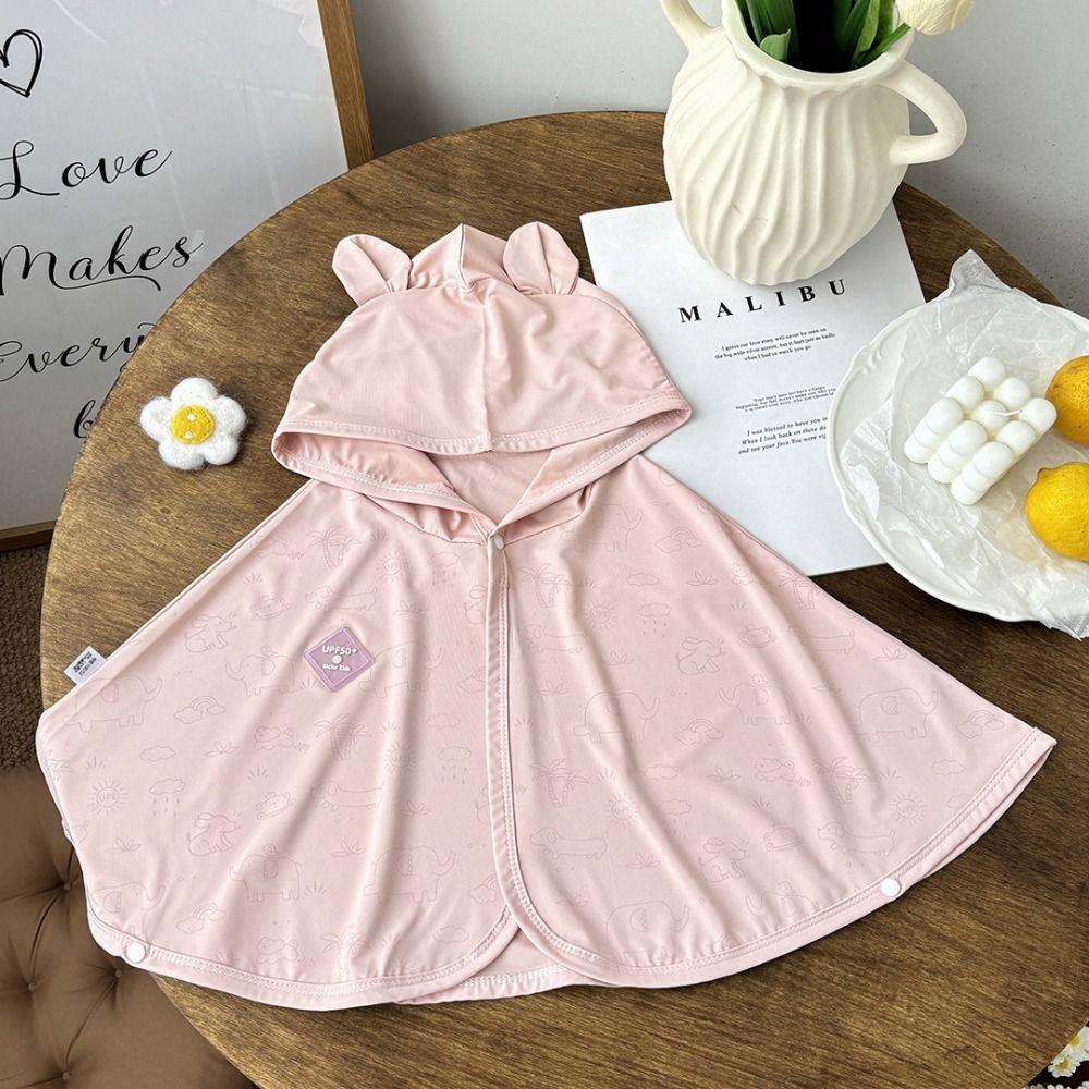Breathable Kids Sunscreen Cape Light-sensing Color Change Cooling Summer Jacket Camping