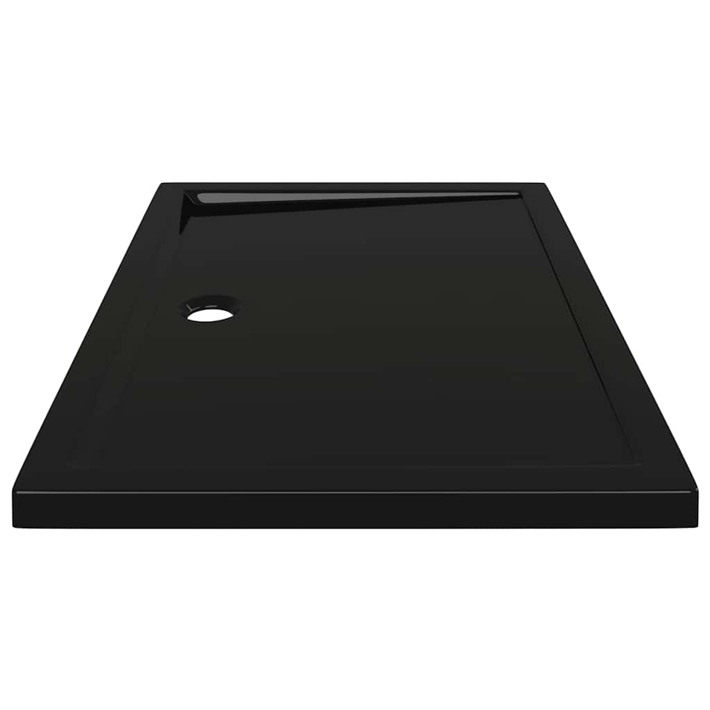 Vidaxl Shower Tray, Rectangular, Abs, Black, 80X110 Cm