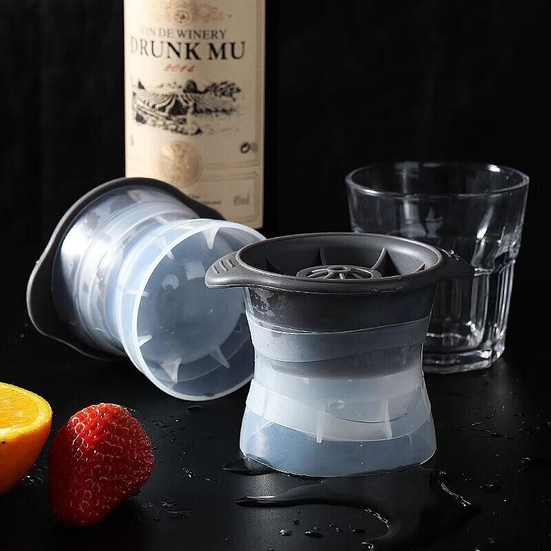 Large Silicone Ice Ball Molds - 2 Pack