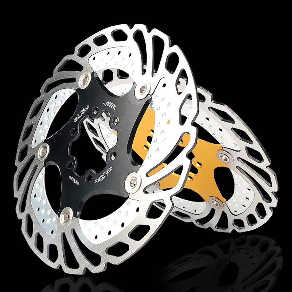 Mountain Bike Cooling Floating Disc Brake Rotor & Pads 140-203mm