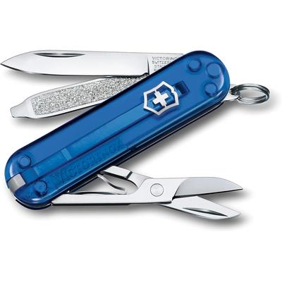 Victorinox Classic SD Classic Colors Deep Ocean Multi-Tool Swiss Army Knife 7 Functions Compact Size