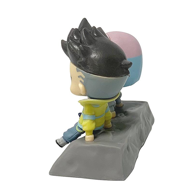 2pcs/set Cyberpunk Edgerunners David Martinez Lucyna Kushinada Lucy Lovers Anime Action Figure Toys Cute Doll Collection Model