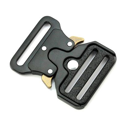 Boucle de ceinture tactique à dégagement rapide, 20, 25, 32, 38, 45, 50 mm, boucle de ceinture automatique en métal pour homme, clip en zinc, boucle réglable pour homme