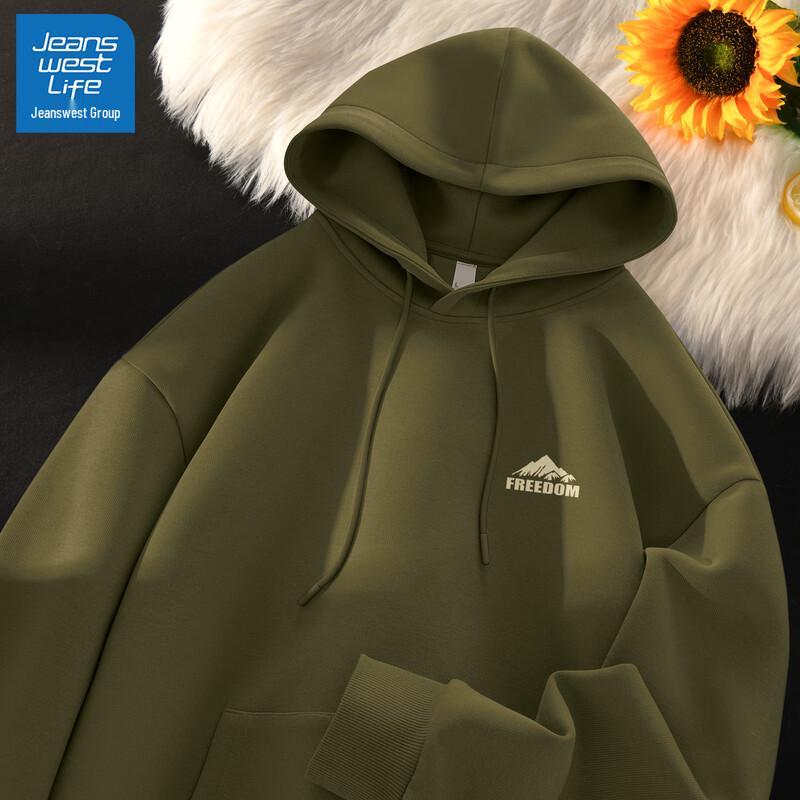 

JEANSWEST LIFE Men s Loose Fit Hooded Sweatshirt 3XL