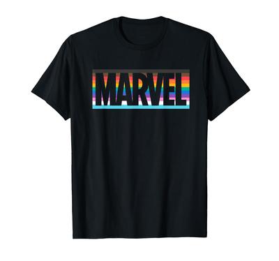 Marvel Pride Inclusive Brainstorming Color Logo T-Shirt