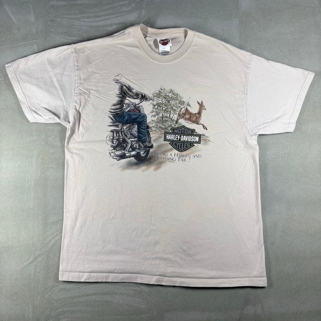 Vintage 2007 Harley Davidson Montgomery AL Chasing Tail T Shirt USA XL Unisex T-Shirt