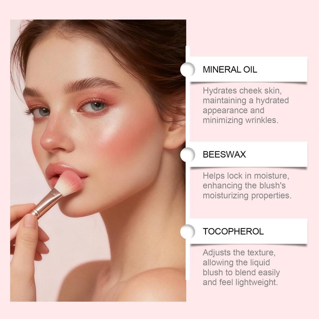 Zephoco Soft Matte Long-Lasting Deep Merlot Blush Stick - Portable, Easy-to-Use, Natural Finish, Moisturizing.
