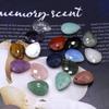 2Pcs Faceted Pendant Natural Stone Opal/Labradorite Drop-Shaped Pendant For Jewelry Making DIY Earrings Necklace Accessory