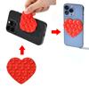 Heart Suction Cup Phone Mount Phone Accessories Hands-Free Strong Grip Holder For Selfies And Videos