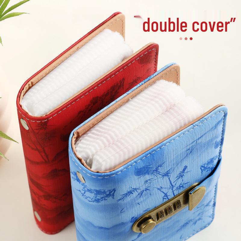 A6 Cross-Border Landscape Style Money Album with Password Lock