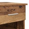 Desk with Shelf Rustic Wood Finish 90 x 49 x 75 cm Engineered Wood
