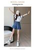 High Waist Ruffle Denim Skort - Plus Size Women's Summer Shorts (80-200 Jin)