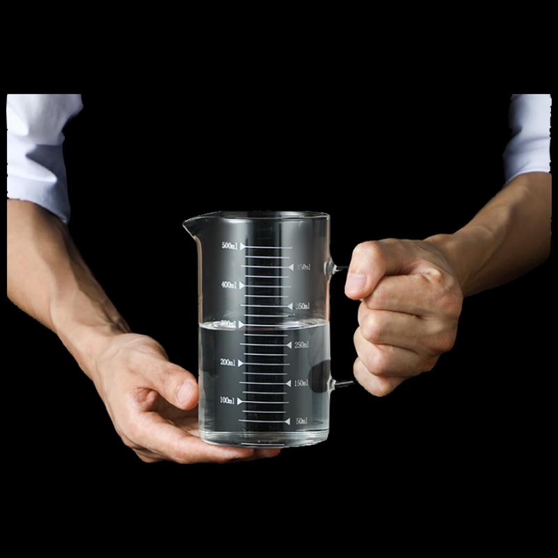 NuFeng 500ml Glass Measuring Cups (Set of 2)