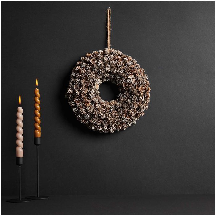 Couronne - RICO DESIGN - Mini Pommes de Pin - Ø 30 cm - Intérieur - Mixte