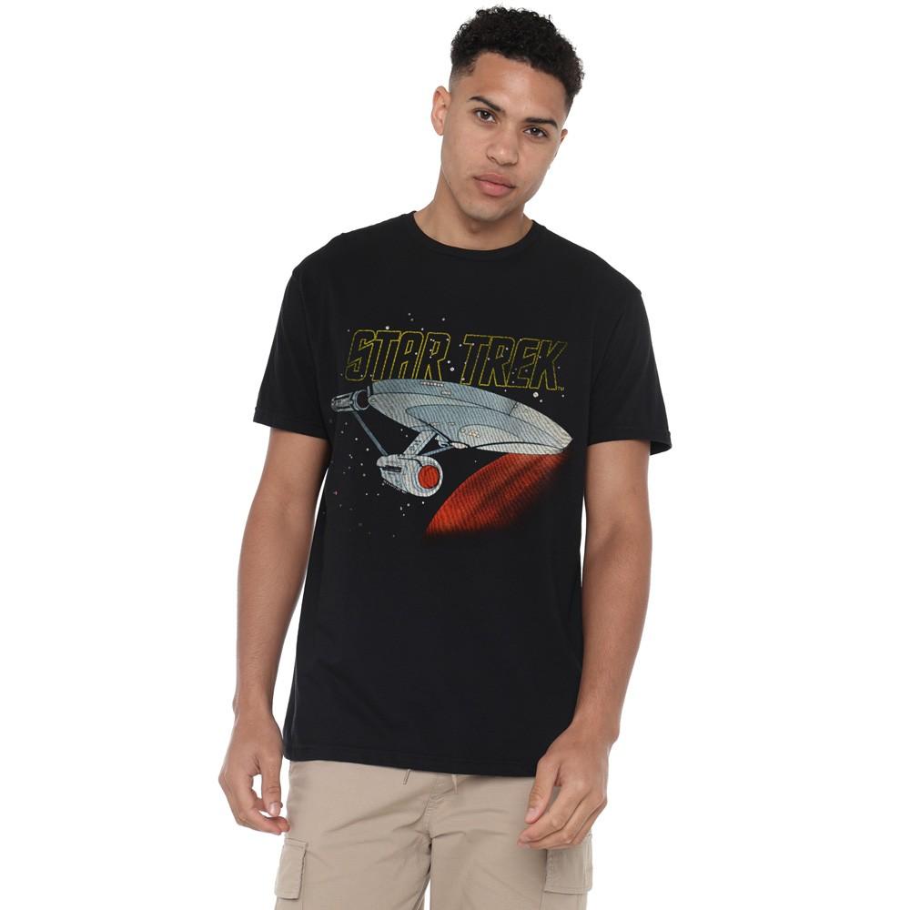 Star Trek Retro Enterprise T-Shirt S-5XL Black XXXXL