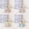 Childrens Pearl Handheld Shoulder Bag With Tassel Chain For Girls Daily Use
