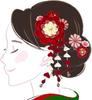 Hair Ornament Set for Furisode Perfect for and Two-piece (long-sleeved Kimono), Coming-of-age Ceremonies, Graduations, Shichi-Go-San (Shichi-Go-San).