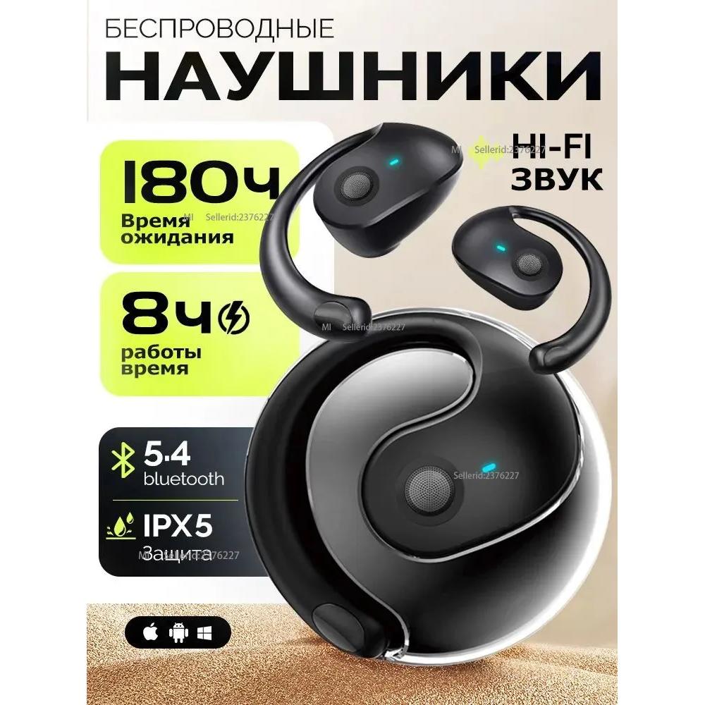 

Бездротові навушники Спортивні навушники підходять для мікрофонів Android, гарнітур iPhone/Bluetooth. Option1