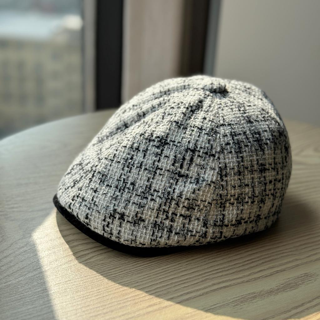 New Style Small Fragrant Forward Hat Women's Autumn and Winter Fashion Casual All Match Face Small Duck Cap Warm Beret