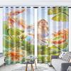 Landscape Cartoon Cute Fruit Print Home Style Decoration Polyester Window Children Bedroom Living Room Curtain Darkening Ideal For Sitting