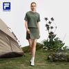 Fila Explorer Athletics Minimalist Style Trendy Classic Versatile Short Sleeve T-Shirt Women Tops Plant-Green A11W527126FDG