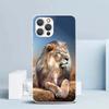 Lion Alpha Male Cub Soft Cover for iPhone 16 17 Air 15 14 Pro Max 16E Phone Case 13 Mini 12 11 7 SE 8 Print Pattern Fit Cases 16