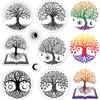 PVC Plastic Stamps for DIY Scrapbooking Photo Album Decorative Cards Making Stamp Sheets Tree of Life Pattern 16x11x0.3cm