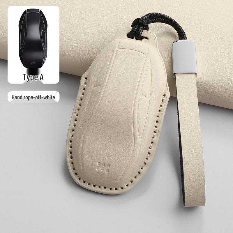 Zhiji L7 Smart Key Cover - Textured Black for LS7 Car Interior