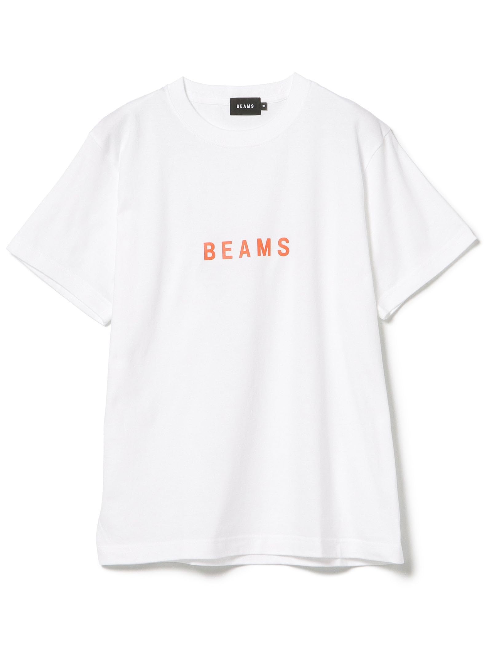

Beams Men s Short Sleeve Printed Logo T-Shirt, 2025 Spring/Summer, White, Size L, 11081083591