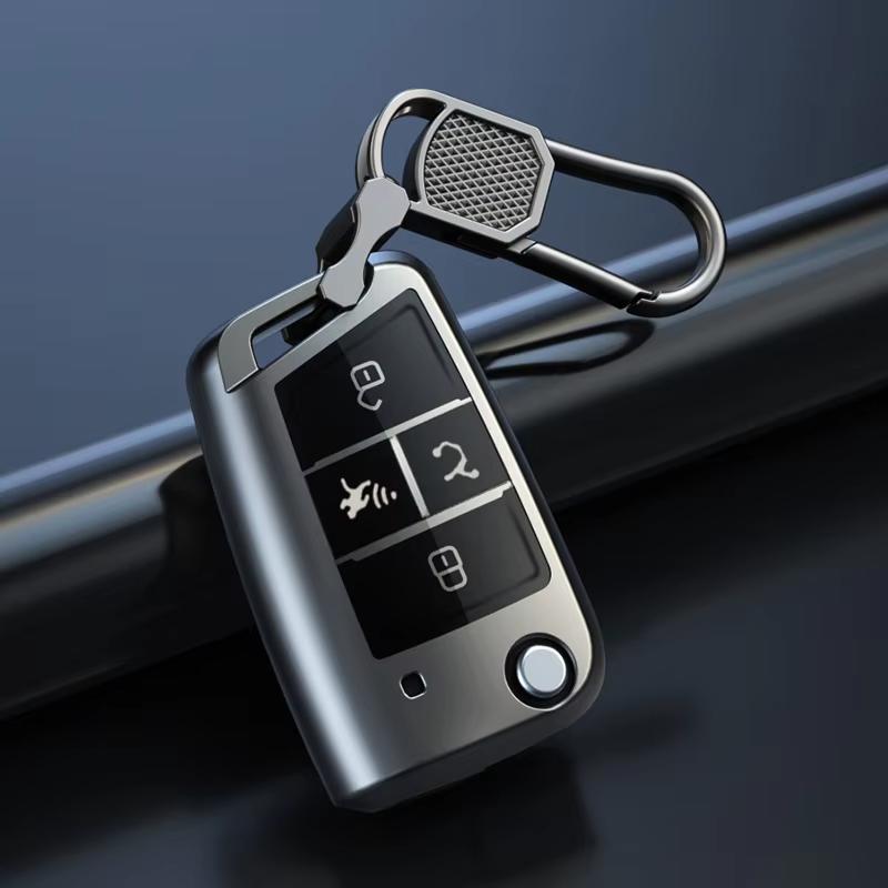 For Vw Volkswagen Polo Tiguan Passat B5 B6 B7 Alltrack Mk7 Mk6 7 Jetta Lavida Flip Folding Key Case Cover Holder Accessorie