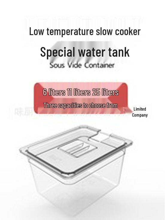 Sous Vide Wasserbad & Zubehör mit perforierter Abdeckung (11L & 26L)