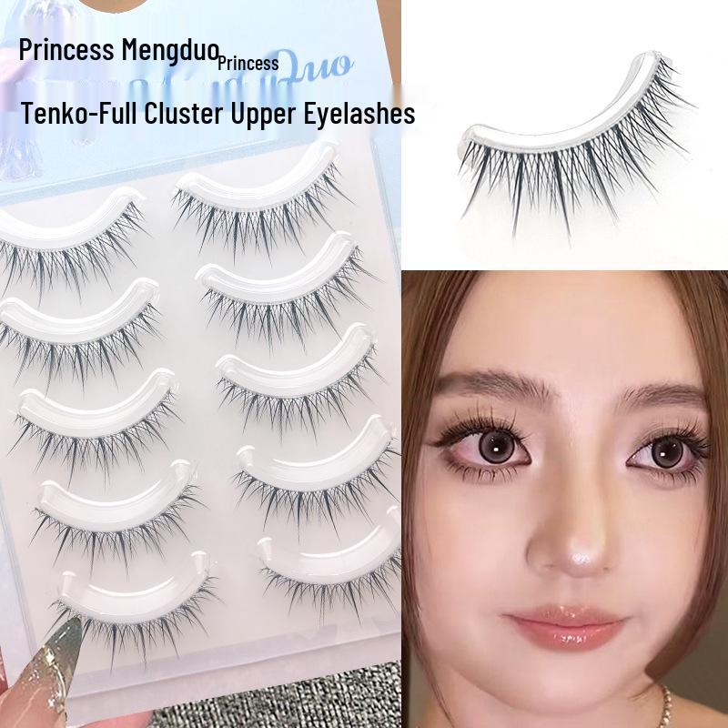 

Mengduo Princess Fishtail Sky Fox One-Piece Long Eyelashes with Transparent Stem