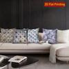 2D Bohemian Star Print Throw Pillow Covers Pattern Cushion Cover Suitable For Sofa Bedroom Car Pillow Cover