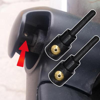 2 STÜCKE Schwarz Auto Heckscheibe Wischer Düse Washer Jet Für VW Golf Mk4 2000 2001 2002 2003 3B9955985A 3B9 955 985 Eine Neue