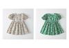 Korean Girls' Heart Cut-Out Floral Cotton Dress - Summer 2026 Collection