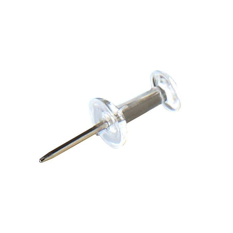 Clear Thumbtack Pushpin for Felt and Cork Boards